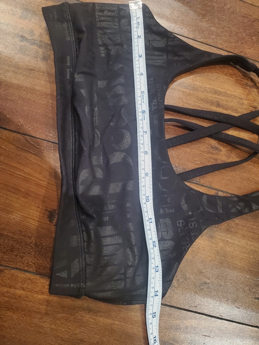 Lululemon Energy Bra Manifesto Size 8 20 Yr Foil Black - Picture 5 of 13